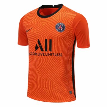 2020-21 PSG Goalkeeper Orange Men Football Jersey Shirts