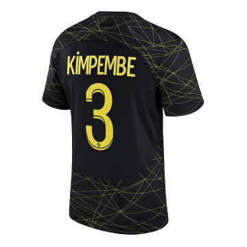 #KIMPEMBE #3 PSG 2022-23 Fourth Away Soccer Jerseys Men's