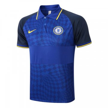 Chelsea 2021-22 Blue II Soccer Polo Jerseys Men's