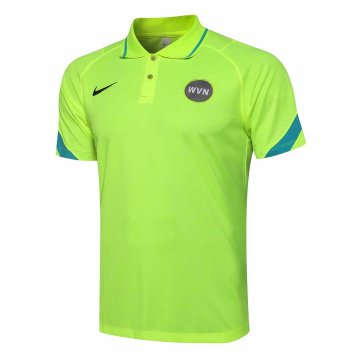 2021-22 Inter Milan Yellow Football Polo Shirt Men's