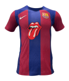 #Player Version Barcelona 2023/24 x Rolling Stones Soccer Jerseys Men's
