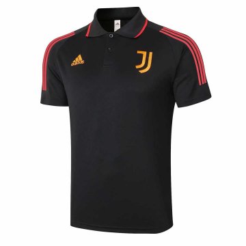 2020-21 Juventus Black Men's Football Polo Shirt