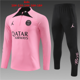 PSG x Jordan 2023-24 Pink Soccer Training Suit Kid's