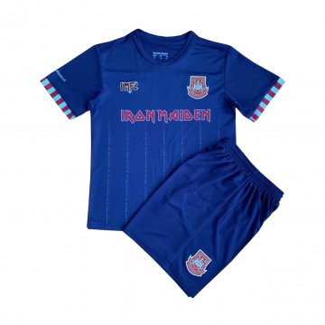 2021-22 West Ham United x Iron Maiden Football Jersey Shirts + Short Kid's