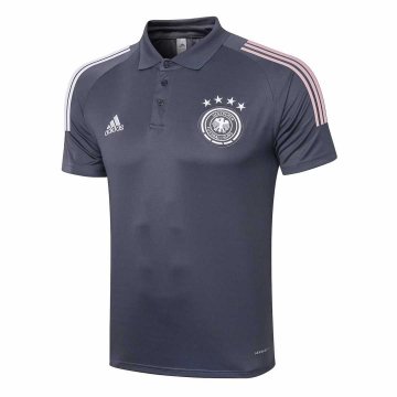 2020-21 Germany Dark Grey Men's Football Polo Shirt [39112566]