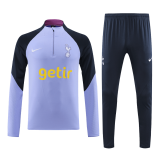 Tottenham Hotspur 2023-24 Purple Soccer Sweatshirt + Pants Men's
