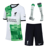 Liverpool 2023/24 Away Soccer Jerseys + Short + Socks Kid's