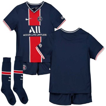 2020-21 PSG Home Kids Football Kit (Shirt + Shorts + Socks)