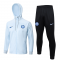 #Hoodie Inter Milan 2023-24 Light Blue Soccer Jacket + Pants Men's