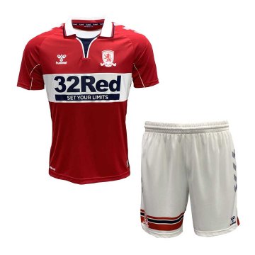 2020-21 Middlesbrough Home Kids Football Kit(Shirt+Shorts)