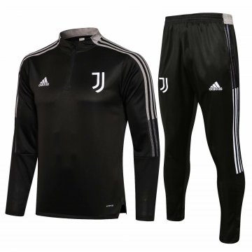Juventus 2021-22 Dark Grey Soccer Training Suit Men's