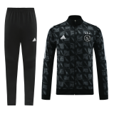 Ajax 2023-24 Black Soccer Jacket + Pants Men's