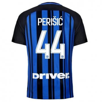 2017-18 Inter Milan Home Blue Football Jersey Shirts Ivan Perišić #44