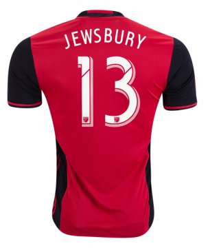 2016-17 Portland Timbers Away Red Football Jersey Shirts JEWSBURY #13
