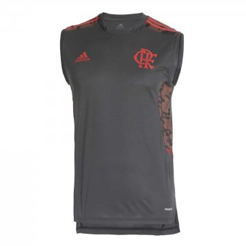 2021-22 Flamengo Grey Football Singlet Shirt Men's