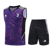 Juventus 2023-24 Purple Soccer Singlet + Short Men's