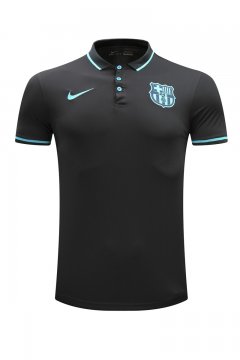 2017 Barcelona Black Polo Shirt