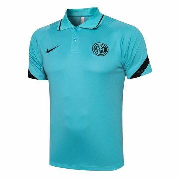 2021-22 Inter Milan Green Football Polo Shirt Men's