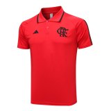 Flamengo 2023-24 Red Soccer Polo Jerseys Men's