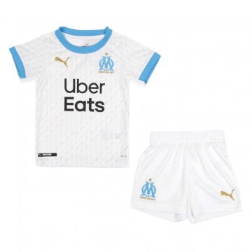 2020-21 Olympique Marseille Home Kids Football Kit(Shirt+Shorts)