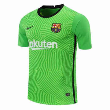 2020-21 Barcelona Goalkeeper Green Men Football Jersey Shirts