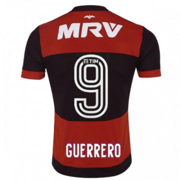 2017-18 Flamengo Home Red&Black Football Jersey Shirts Paolo Guerrero #9