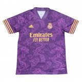 2021-22 Real Madrid Purple Classic Men's Football Jersey Shirts