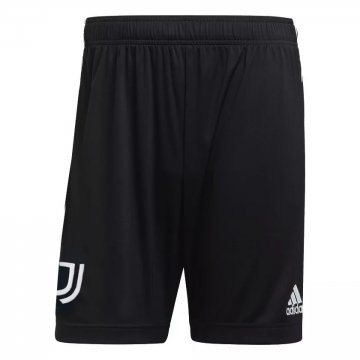 Juventus 2021-22 Home Black Football Soccer Shorts Men's