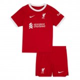 Liverpool 2023-24 Home Soccer Jerseys + Short Kid's