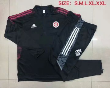 2021-22 S. C. Internacional Black - Red Football Training Suit Kid's