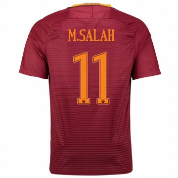 2016-17 Roma Home Red Football Jersey Shirts Salah #11