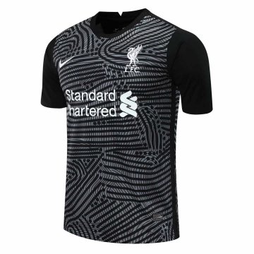 2020-21 Liverpool Goalkeeper Black Men Football Jersey Shirts