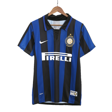 Inter Milan 2007/2008 Retro Home Soccer Jerseys Men's