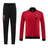 AC Milan 2023-24 Red Soccer Training Suit Men's