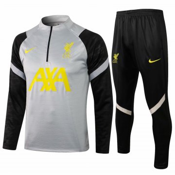 2021-22 Liverpool Grey Football Training Suit Men's