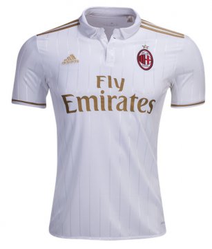AC Milan Away White Football Jersey Shirts 2016-17