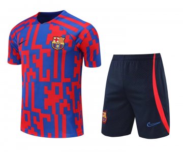 Barcelona 2022-23 Blue - Red Soccer Jerseys + Short Men's