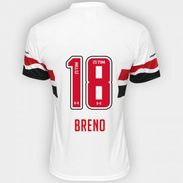 2016-17 Sao Paulo Home White Football Jersey Shirts Breno #18
