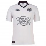 #Charlie Brown Days of Glory Santos FC 2022-23 White Soccer Jerseys Men's
