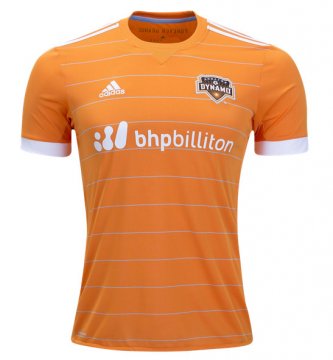 2017-18 Houston Dynamo home orange Football Jersey Shirts