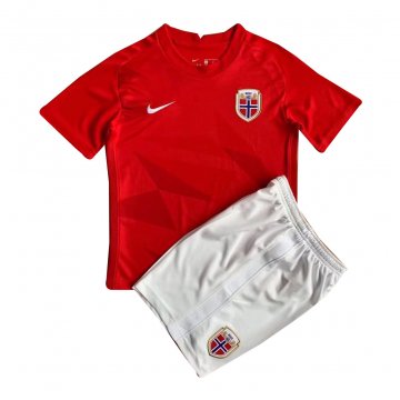 Norway 2022 Home Soccer Jerseys + Short Kid's