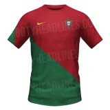 Portugal 2022 Home Soccer Jerseys Men's