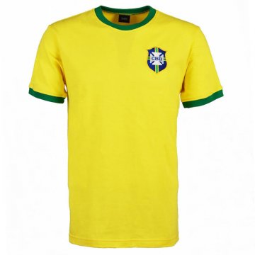 #Retro Brazil 1970 Home Soccer Jerseys Men's