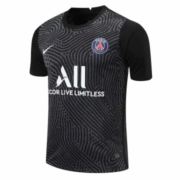 2020-21 PSG Goalkeeper Black Men Football Jersey Shirts [2020127139]