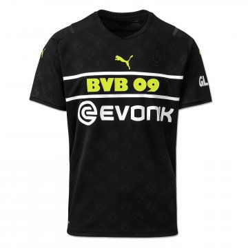 Borussia Dortmund 2021-22 Cup Goalkeeper Short Sleeved / Third Men's Soccer Jerseys