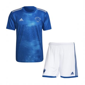 Cruzeiro 2022-23 Home Kid's Soccer Jerseys + Short