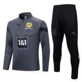 Borussia Dortmund 2022-23 Grey Soccer Training Suit Men's