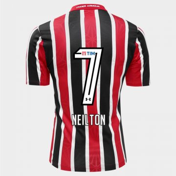 2016-17 Sao Paulo Away Red Football Jersey Shirts Wellington #6 [Sao-Paulo-bt047]