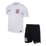 Corinthians 2023-24 Home Soccer Jerseys + Short Kid's