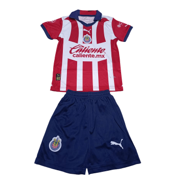 Chivas Home Soccer Jerseys + Short Kid's 2023/24